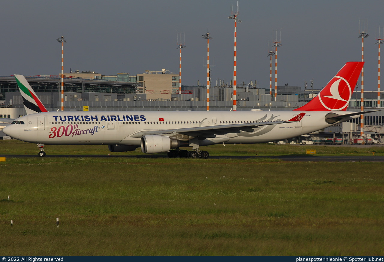 Photo of TC-LNC - Airbus A330-303 operated by Turkish Airlines