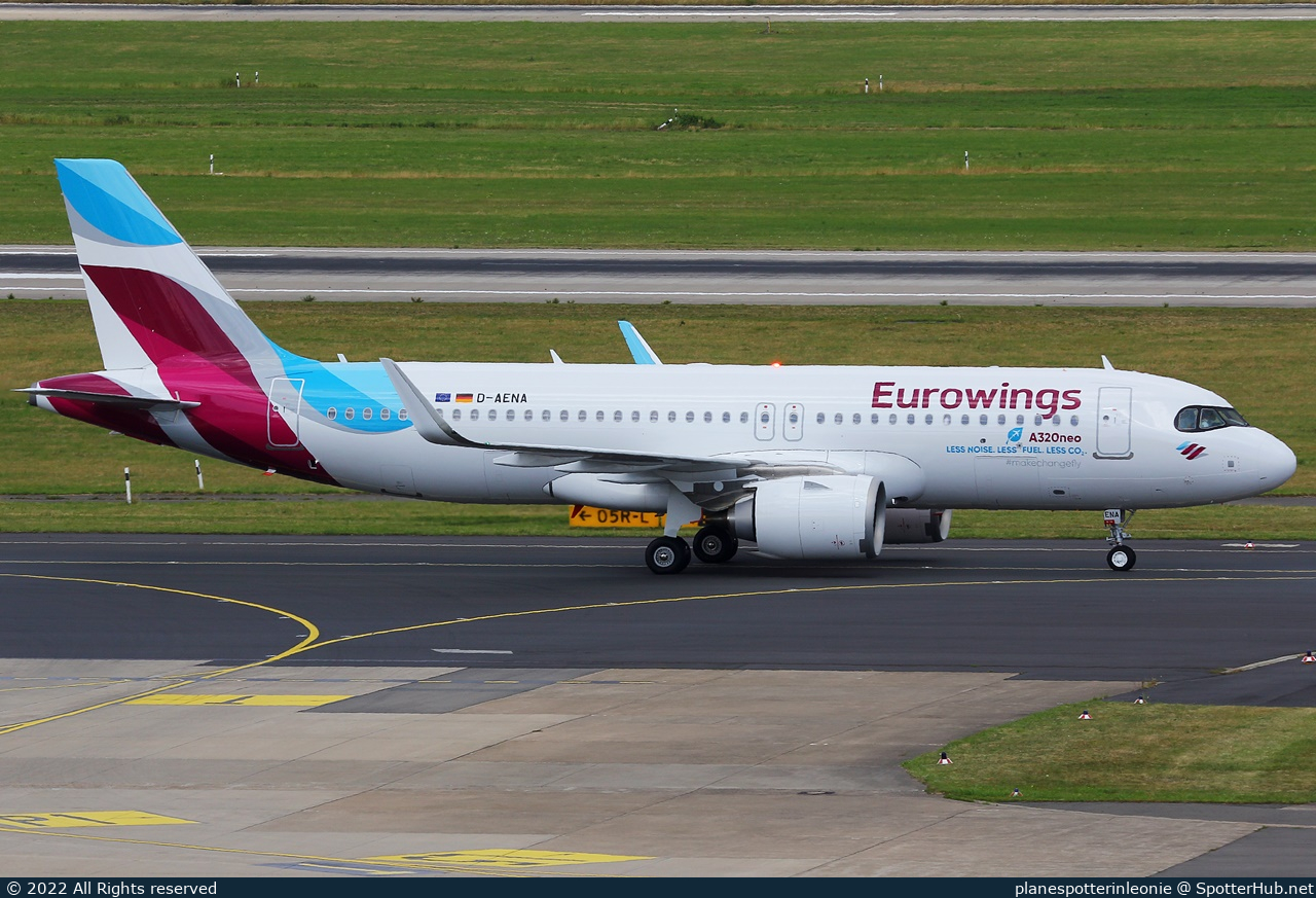 Photo of D-AENA - Airbus A320-251N operated by Eurowings