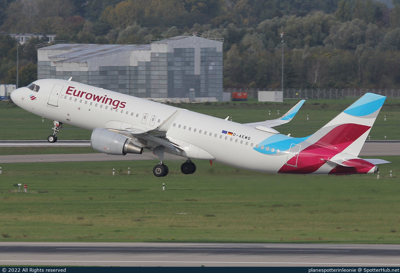 Photo of D-AEWQ - Airbus A320-214 operated by Eurowings