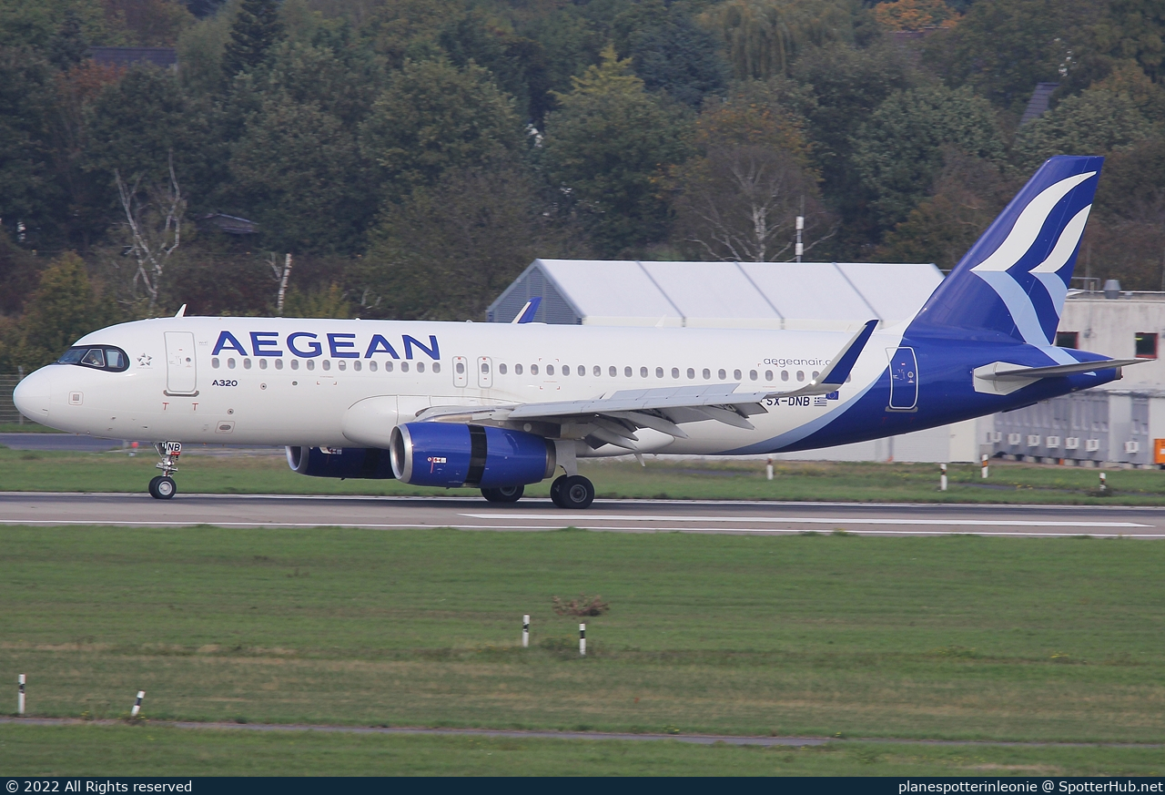 Photo of SX-DNB - Airbus A320-232 operated by Aegean Airlines