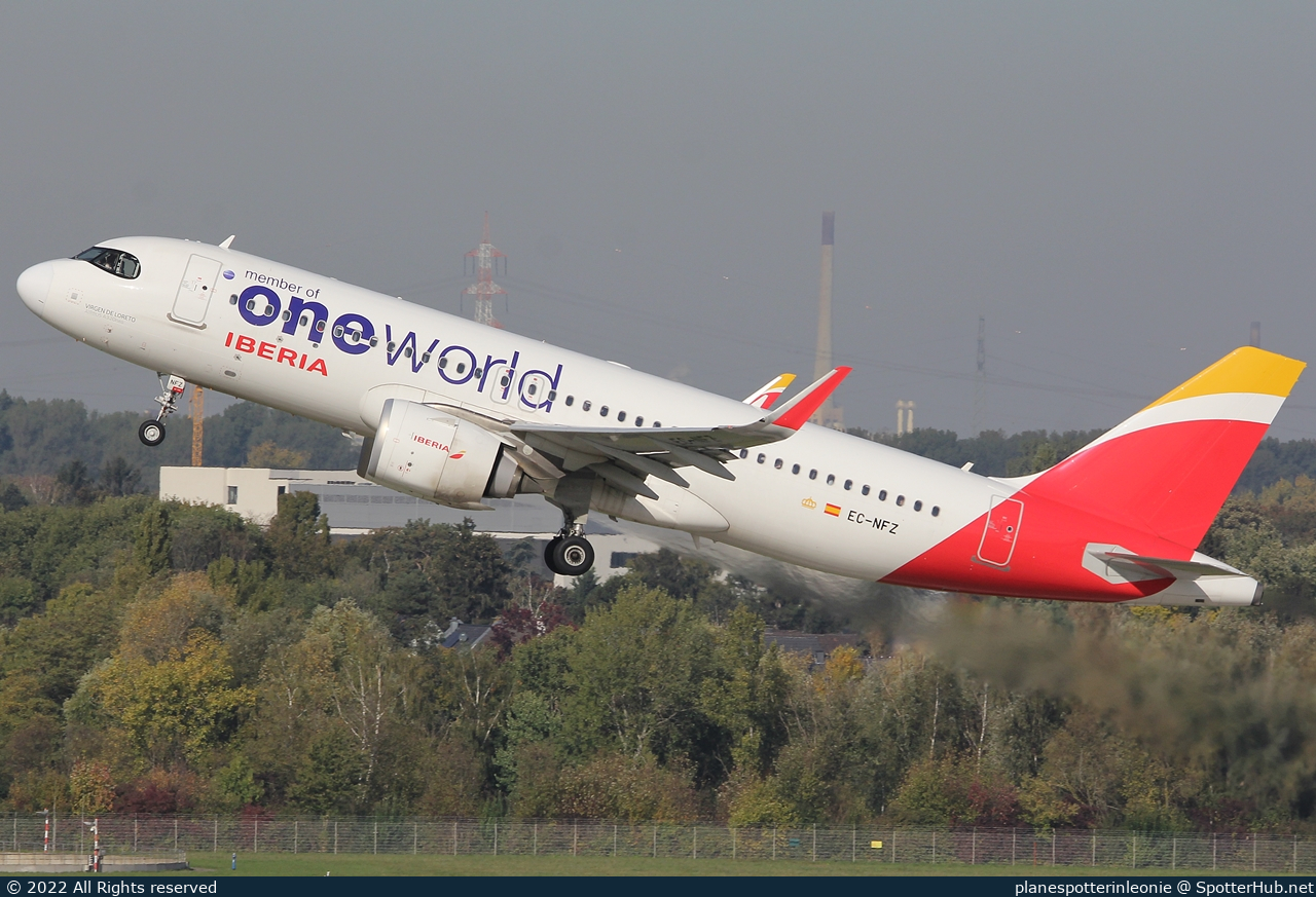 Photo of EC-NFZ - Airbus A320-251N operated by Iberia