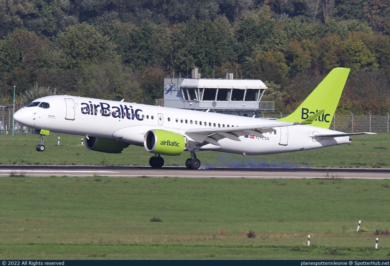 Photo of YL-CSN - Airbus A220-300 operated by airBaltic