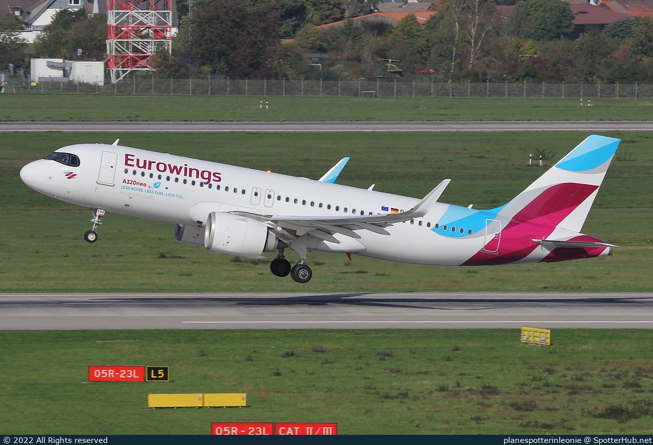 Photo of D-AENA - Airbus A320-251N operated by Eurowings