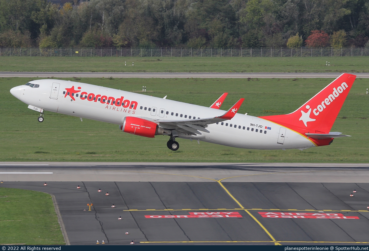 Photo of 9H-TJD - Boeing 737-84P operated by Corendon Airlines Europe