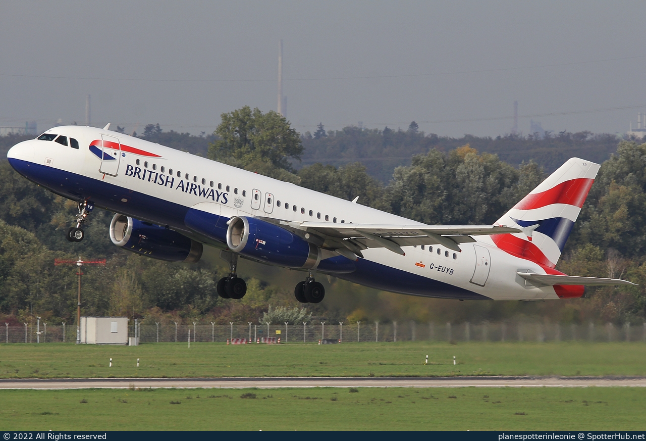 Photo of G-EUYB - Airbus A320-232 operated by British Airways