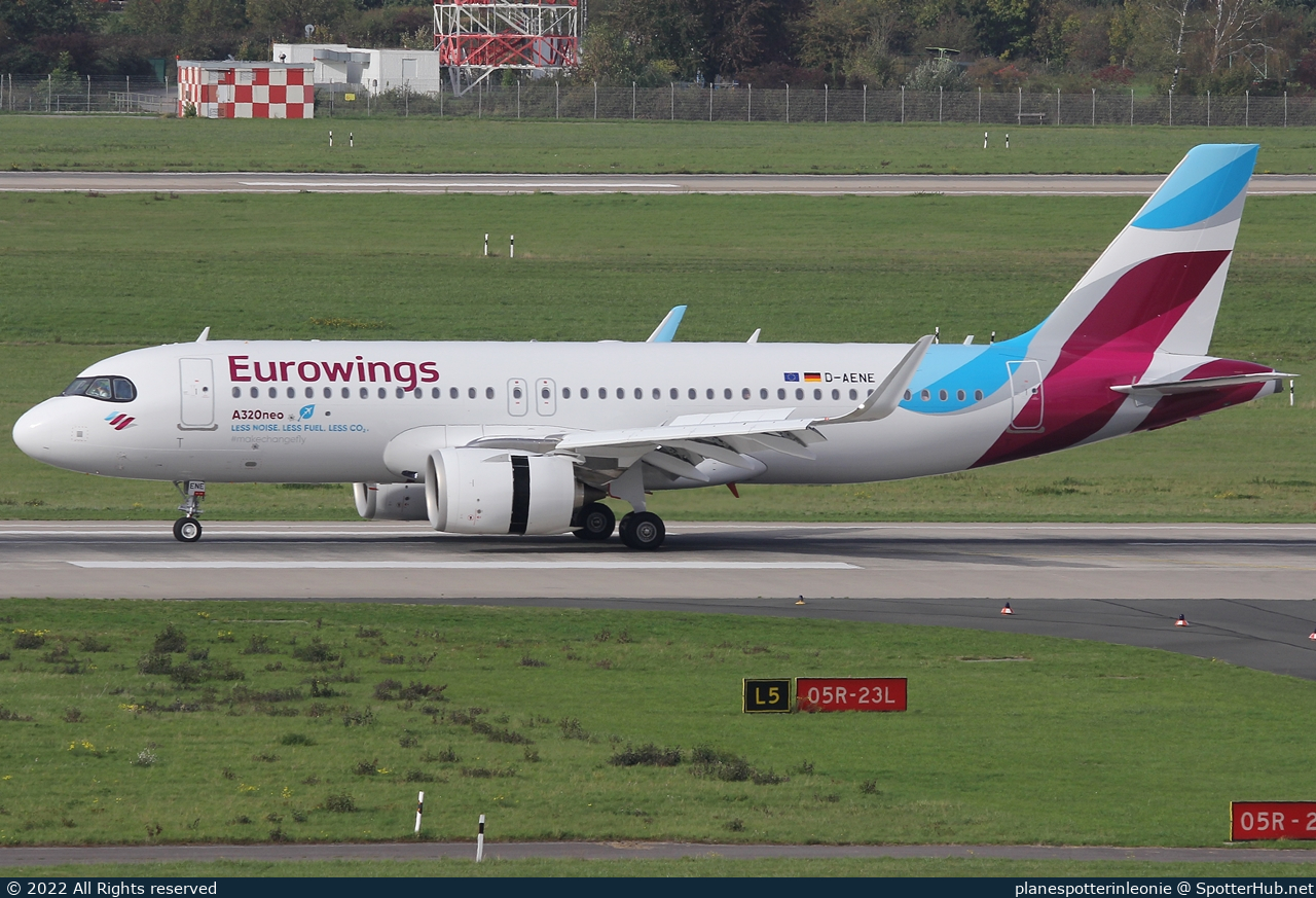 Photo of D-AENE - Airbus A320-251N operated by Eurowings