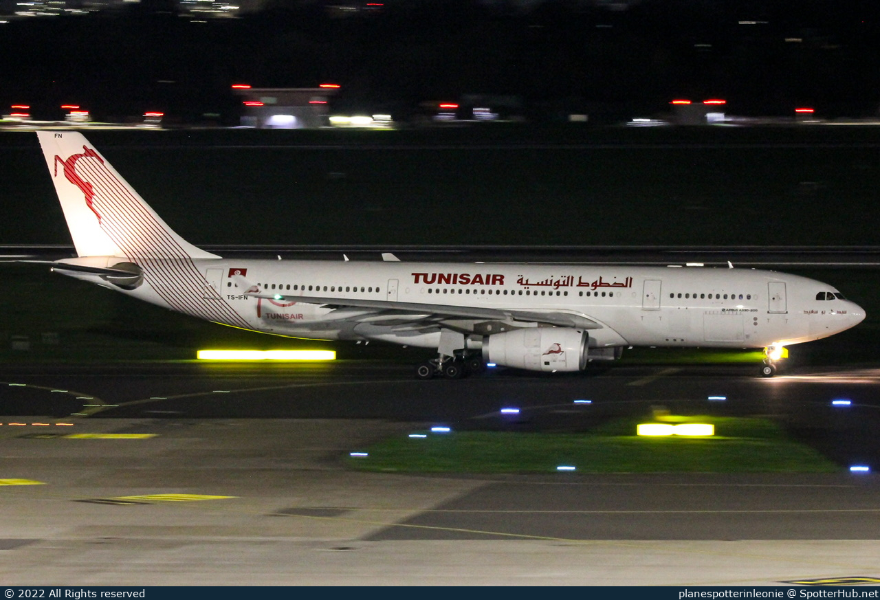 Photo of TS-IFN - Airbus A330-243 operated by Tunisair