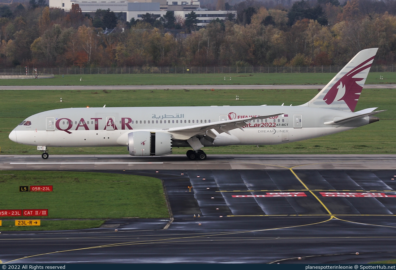 Photo of A7-BCT - Boeing 787-8 Dreamliner operated by Qatar Airways