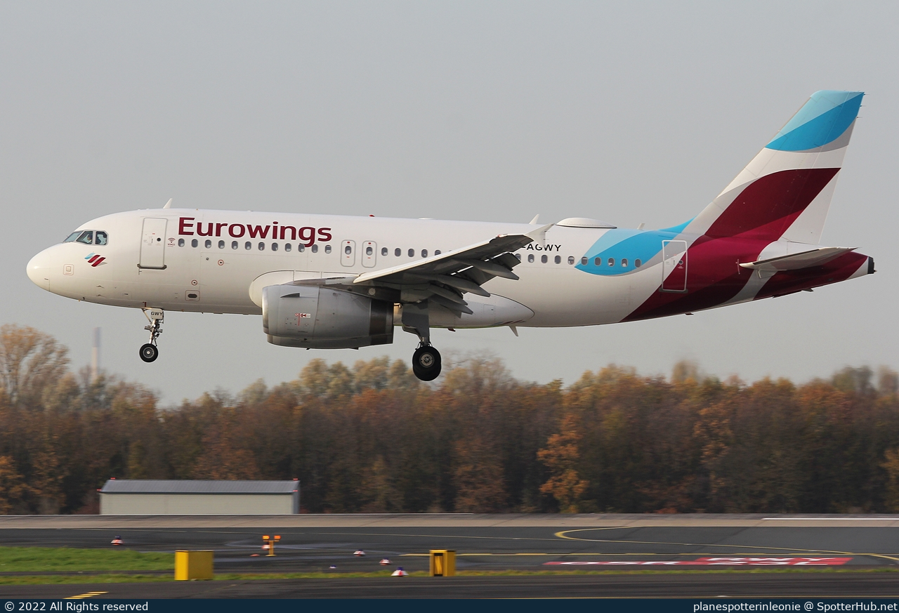 Photo of D-AGWY - Airbus A319-132 operated by Eurowings