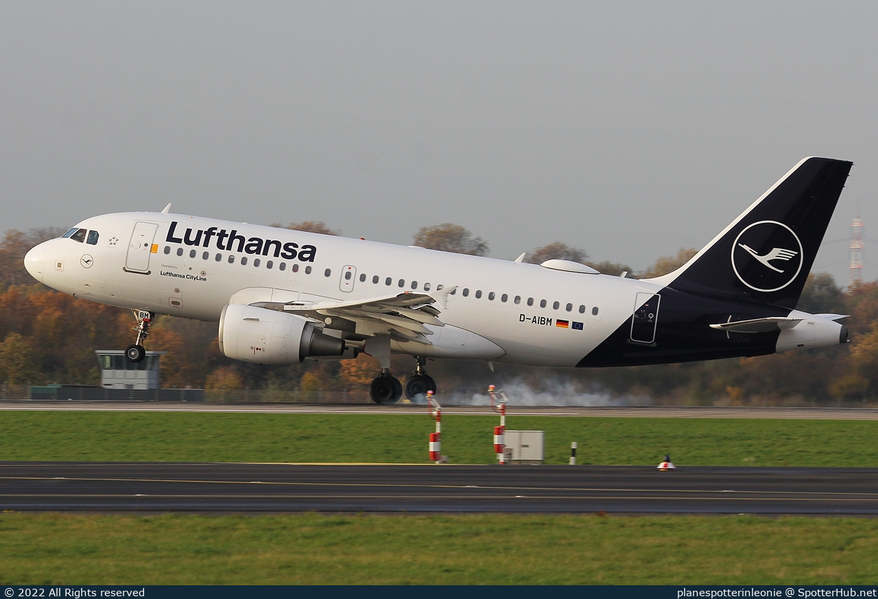 Photo of D-AIBM - Airbus A319-112 operated by Lufthansa CityLine