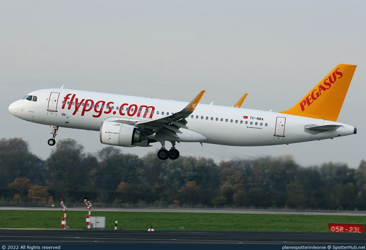 Photo of TC-NBA - Airbus A320-251N operated by Pegasus Airlines