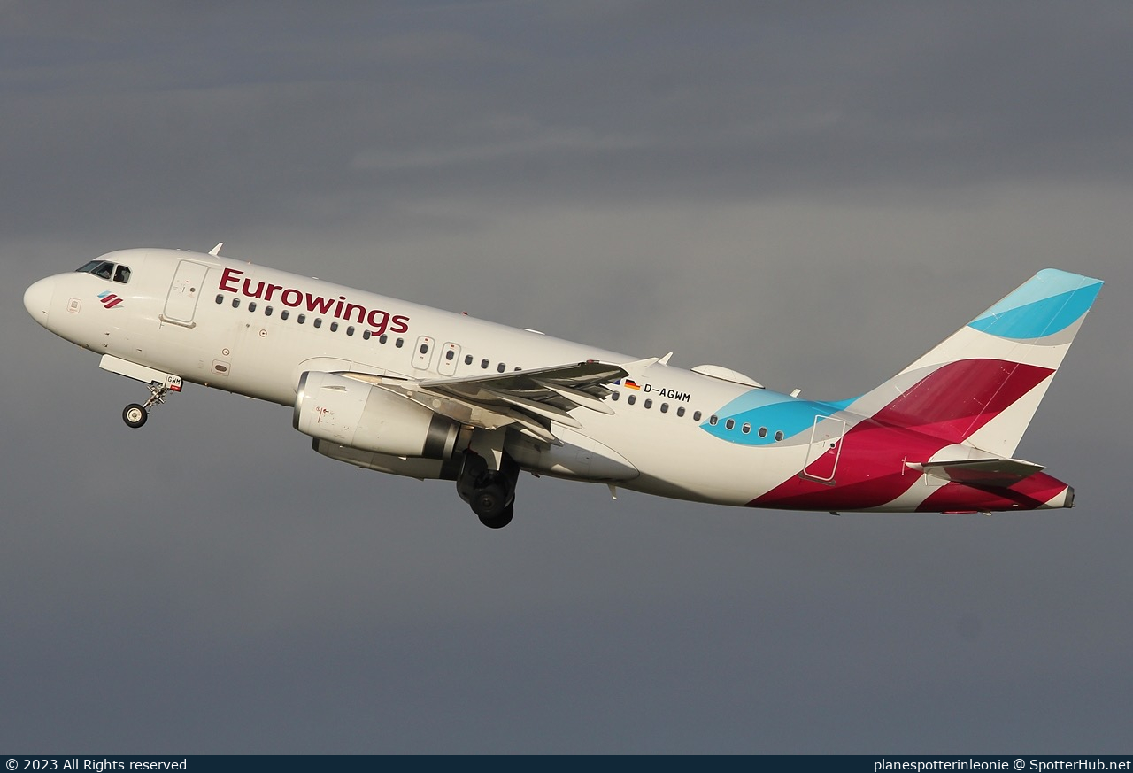 Photo of D-AGWM - Airbus A319-132 operated by Eurowings