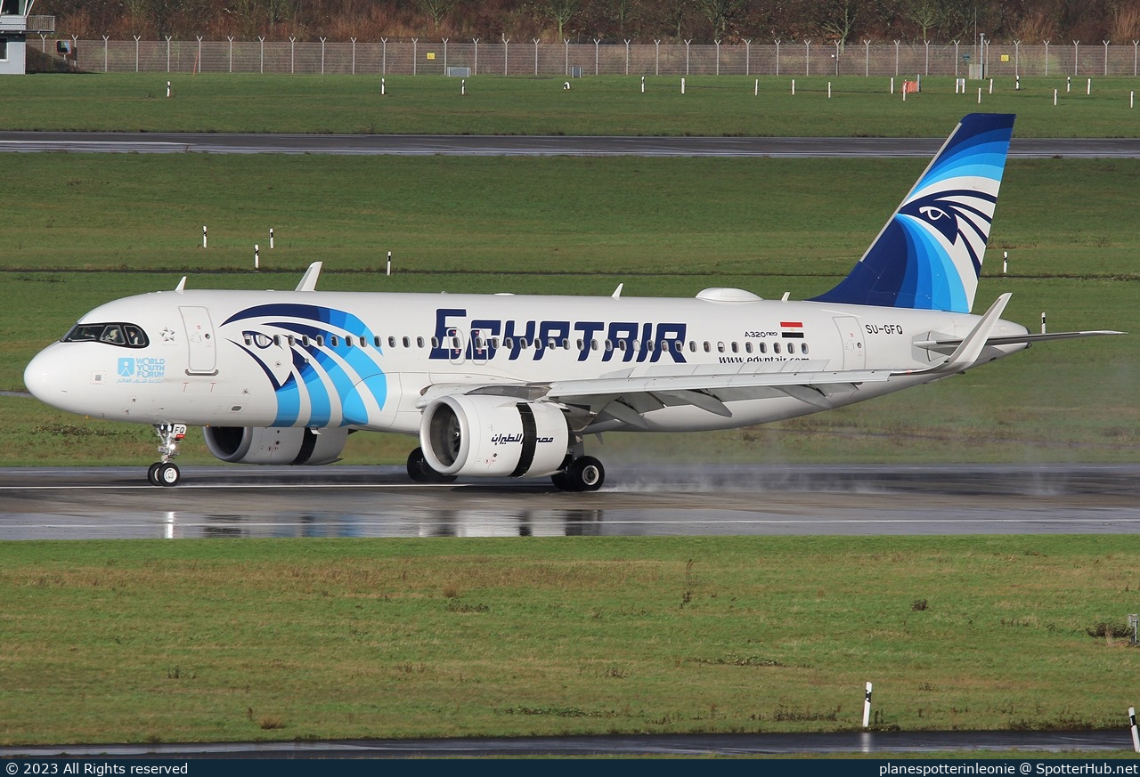 Photo of SU-GFQ - Airbus A320-251N operated by Egyptair