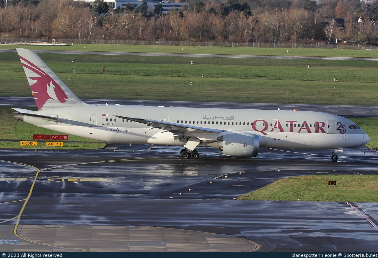 Photo of A7-BCY - Boeing 787-8 Dreamliner operated by Qatar Airways
