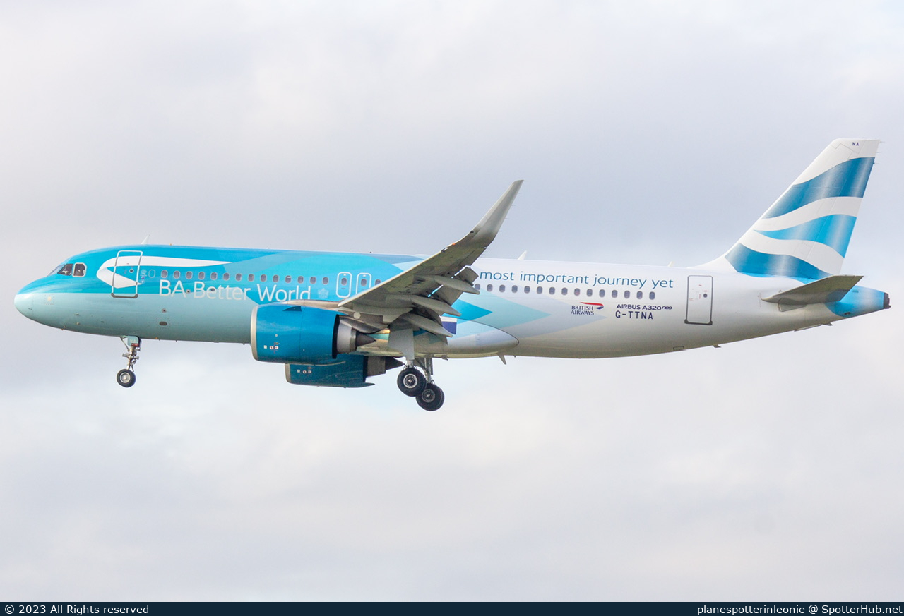 Photo of G-TTNA - Airbus A320-251N operated by British Airways