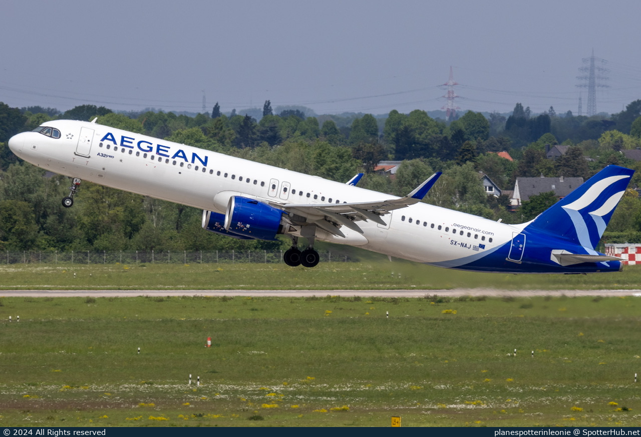 Photo of SX-NAJ - Airbus A321-271NX operated by Aegean Airlines