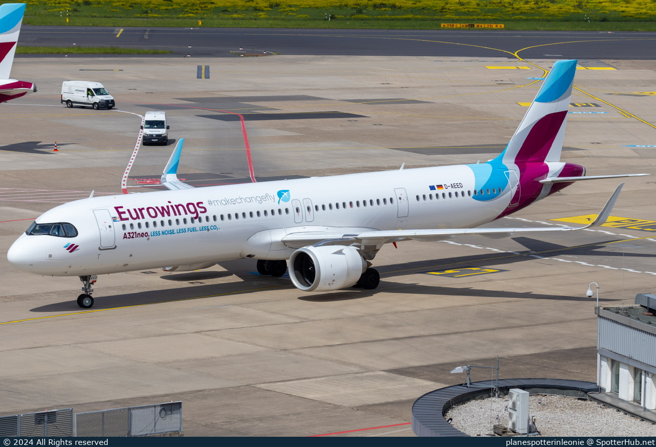 Photo of D-AEED - Airbus A321-251NX operated by Eurowings