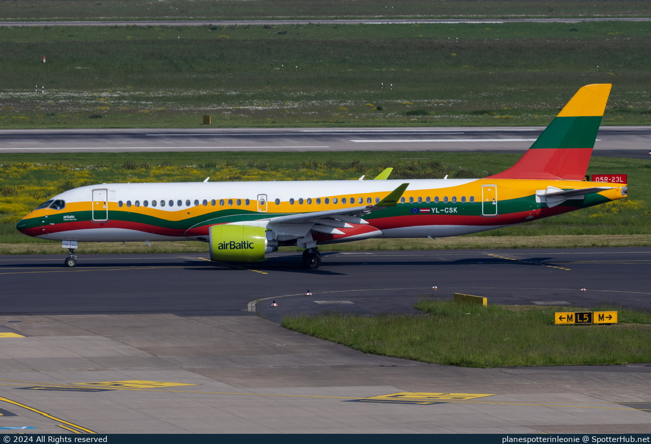 Photo of YL-CSK - Airbus A220-300 operated by airBaltic