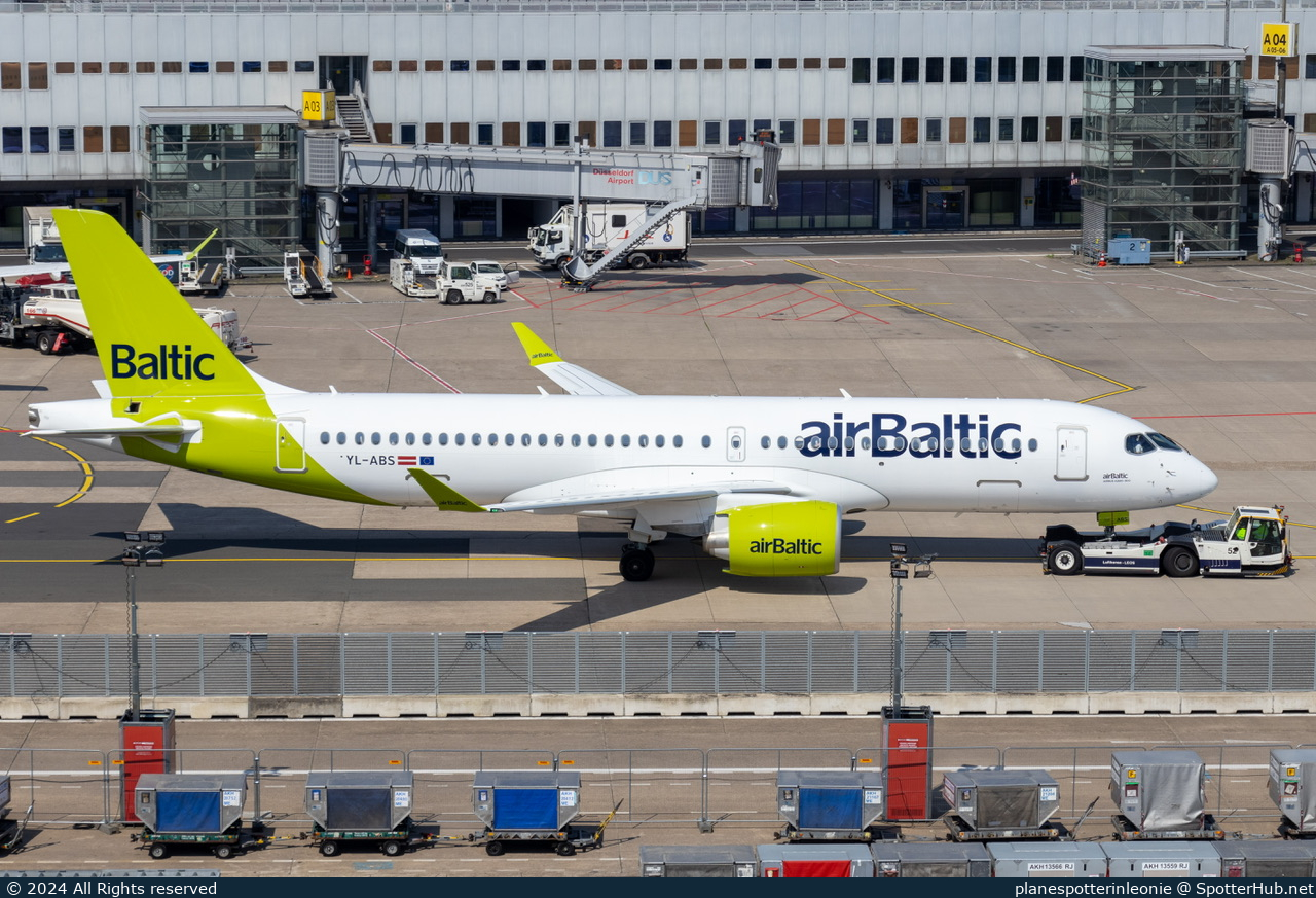 Photo of YL-ABS - Airbus A220-300 operated by airBaltic