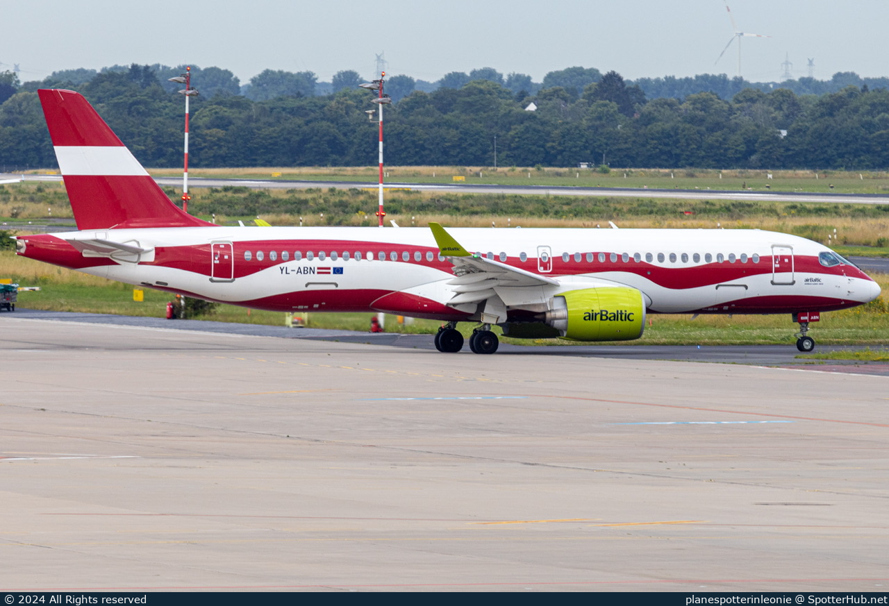 Photo of YL-ABN - Airbus A220-300 operated by airBaltic