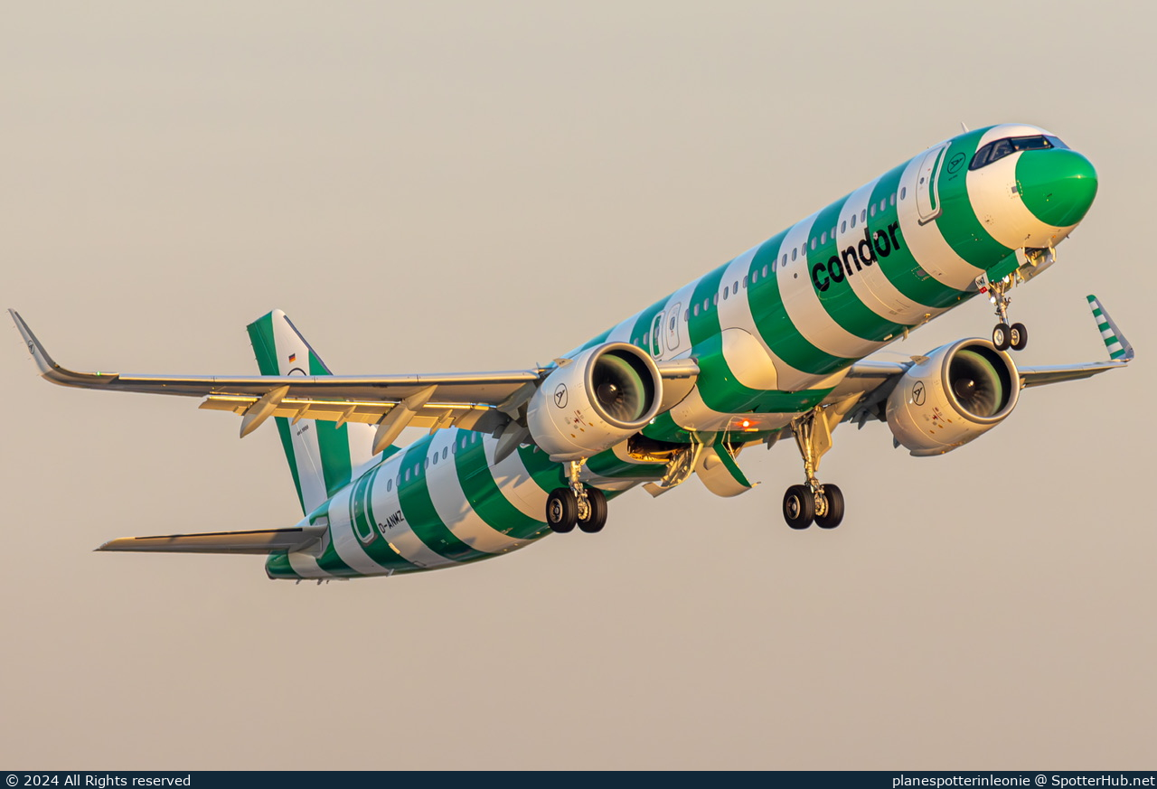 Photo of D-ANMZ - Airbus A321-271NX operated by Condor