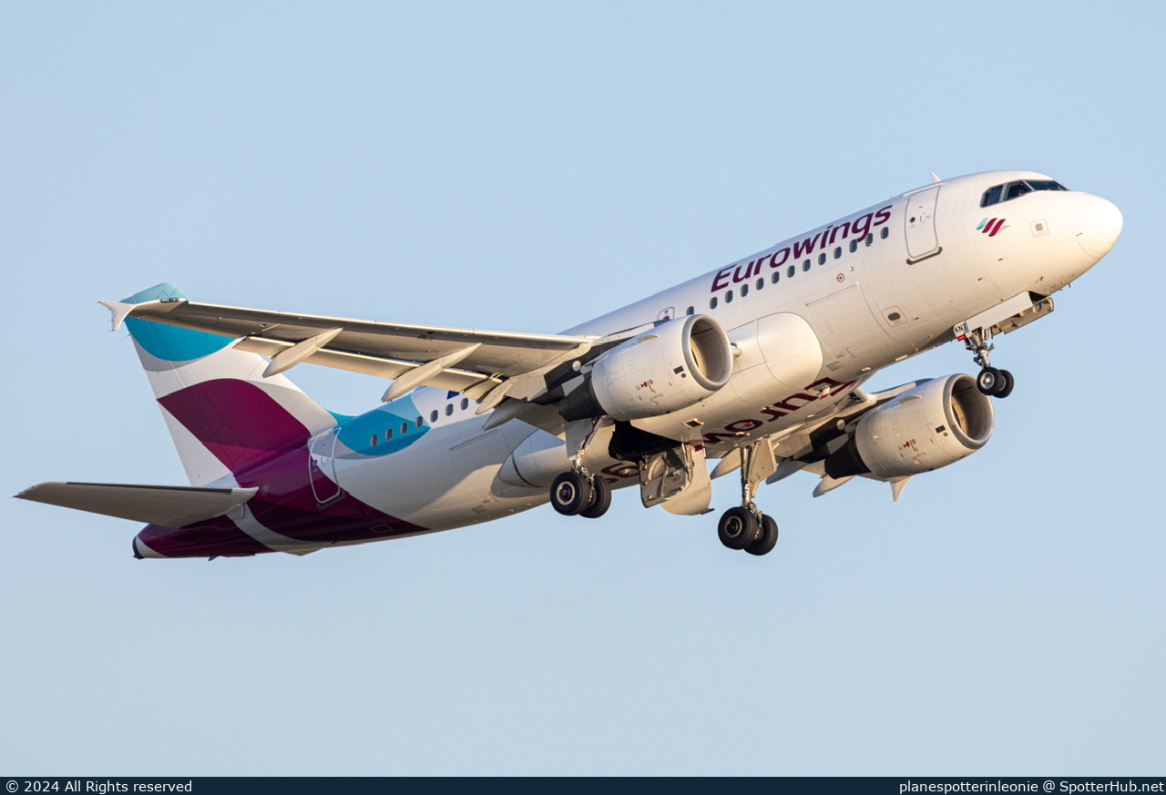 Photo of D-AKNT - Airbus A319-112 operated by Eurowings
