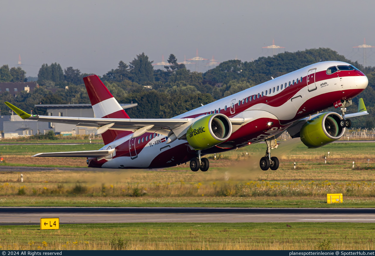 Photo of YL-ABN - Airbus A220-300 operated by airBaltic