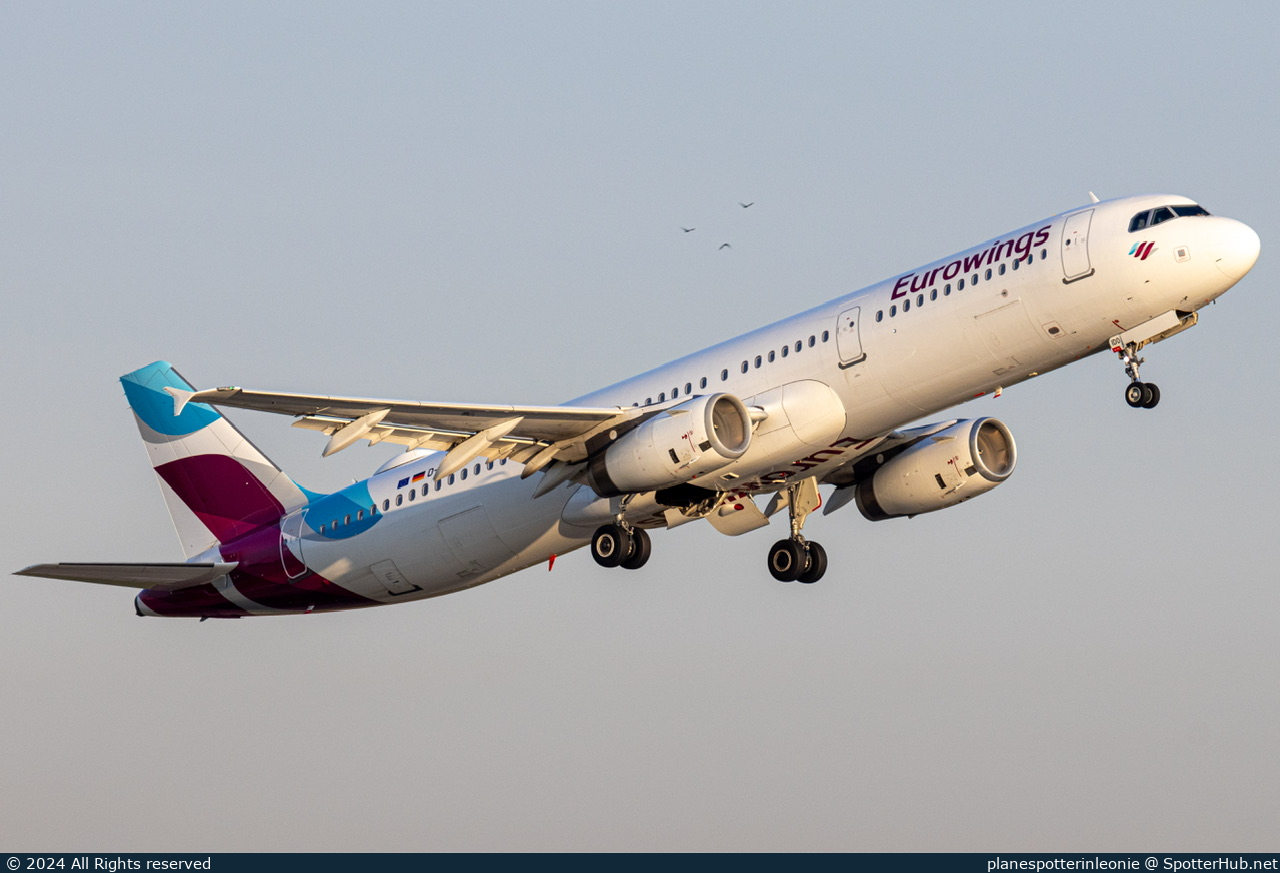 Photo of D-AIDO - Airbus A321-231 operated by Eurowings