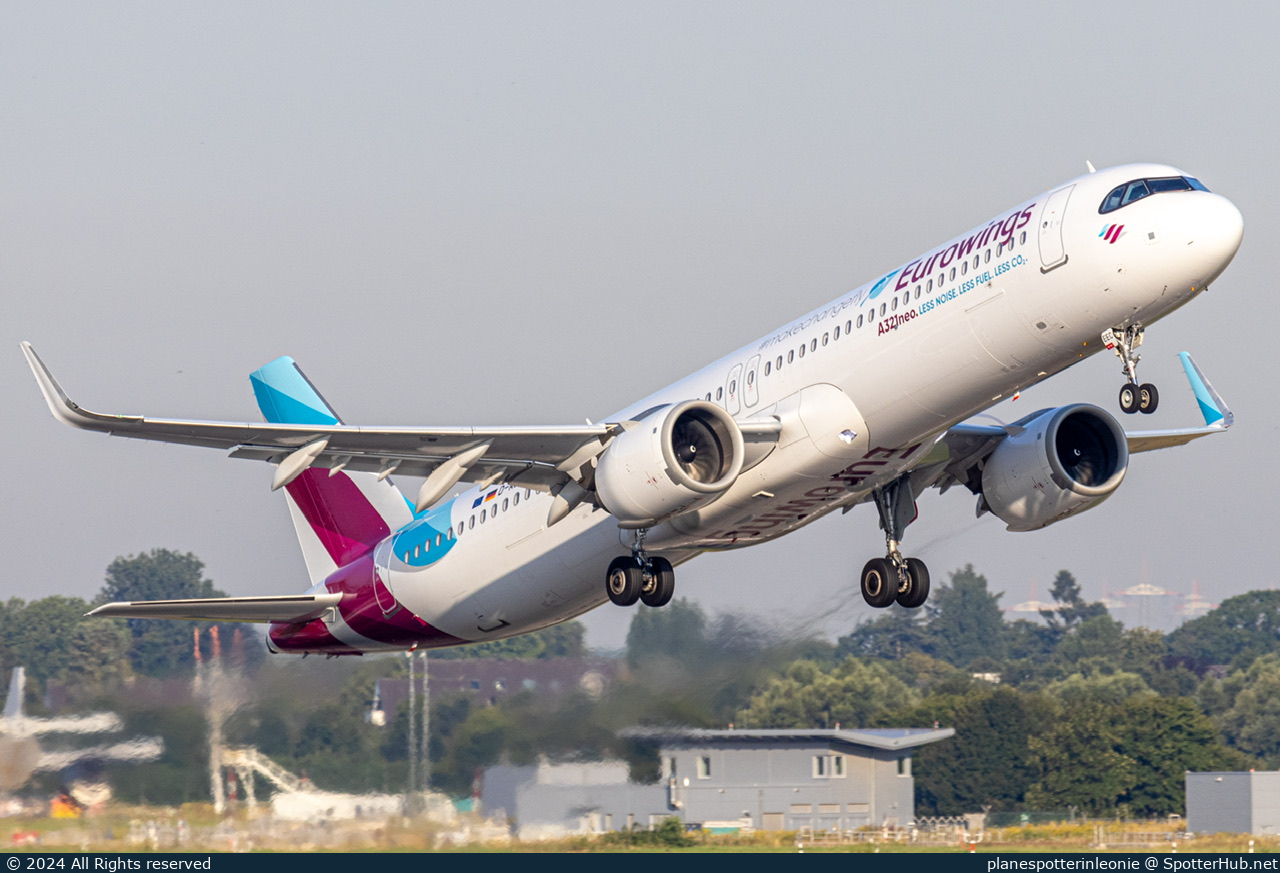 Photo of D-AEEC - Airbus A321-251NX operated by Eurowings
