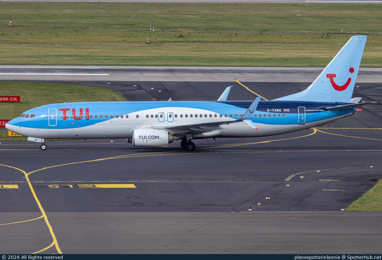 Photo of G-TAWA - Boeing 737-8K5 operated by TUI Airways