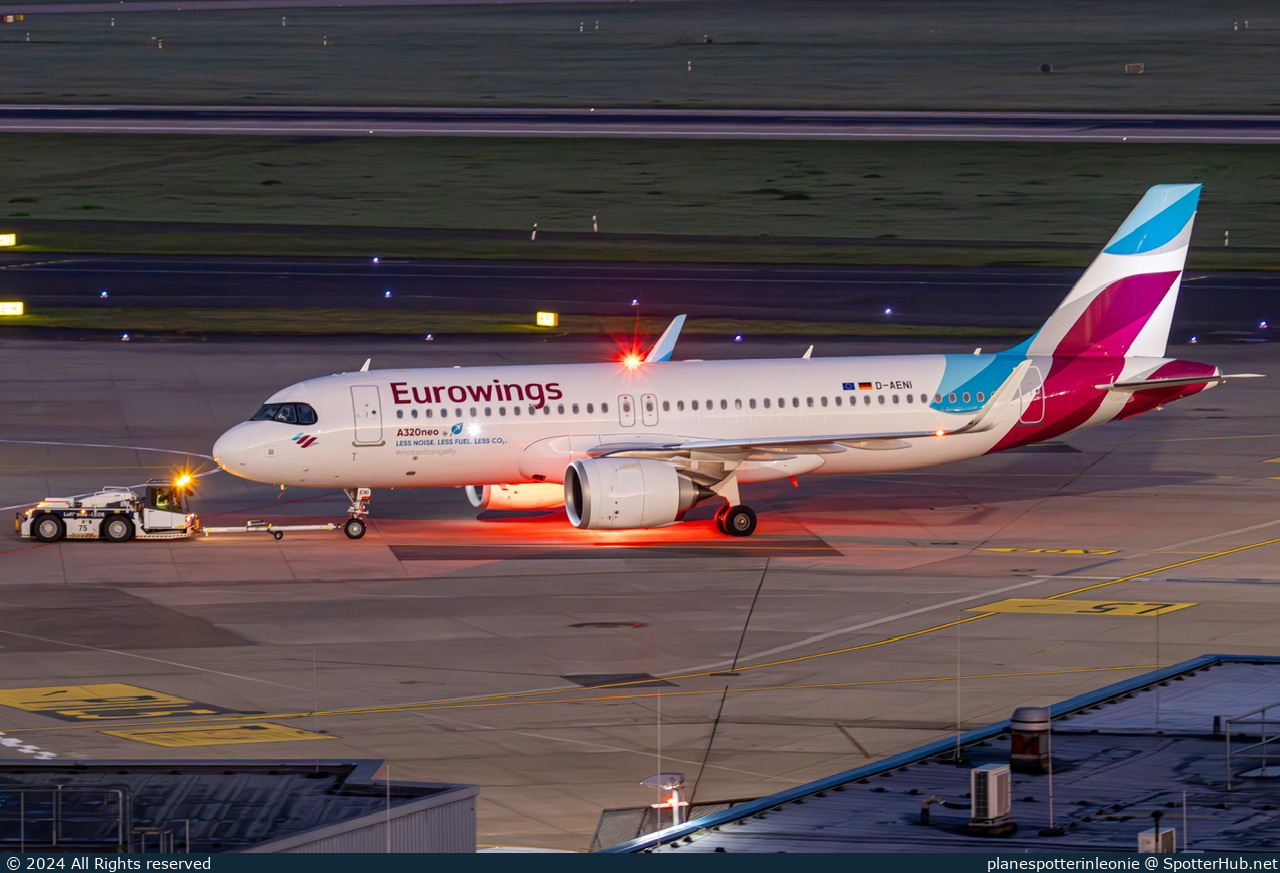 Photo of D-AENI - Airbus A320-251N operated by Eurowings