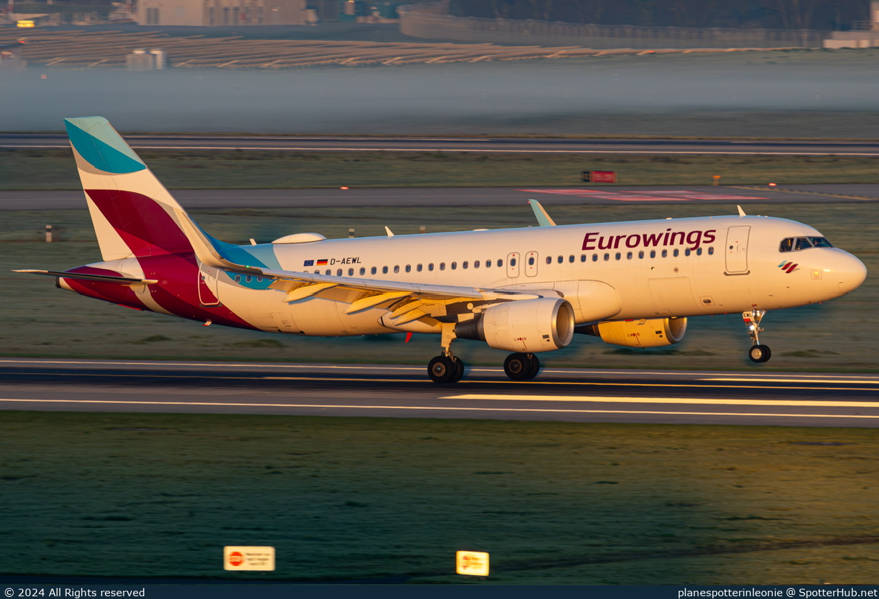 Photo of D-AEWL - Airbus A320-214 operated by Eurowings