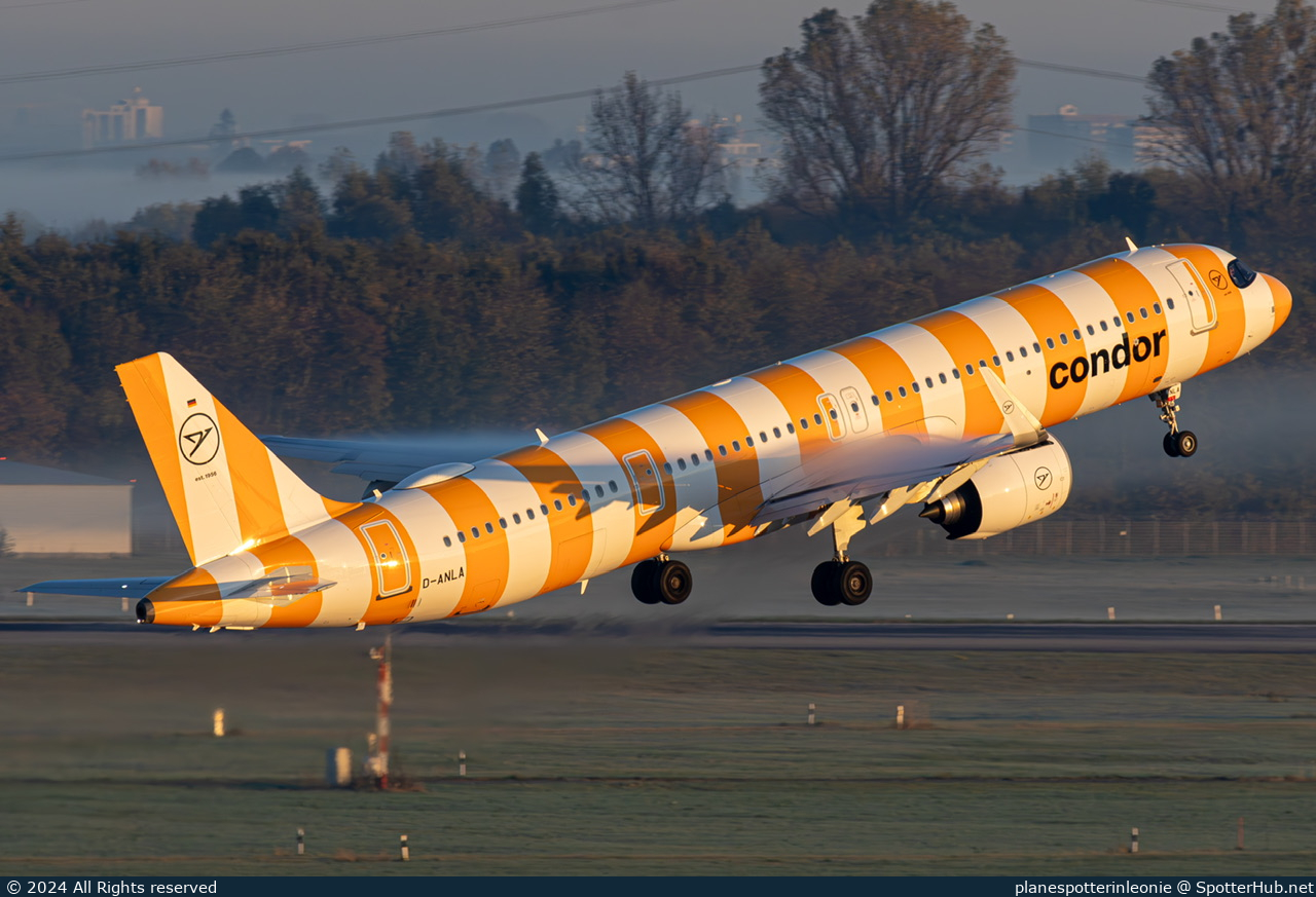 Photo of D-ANLA - Airbus A321-271NX operated by Condor