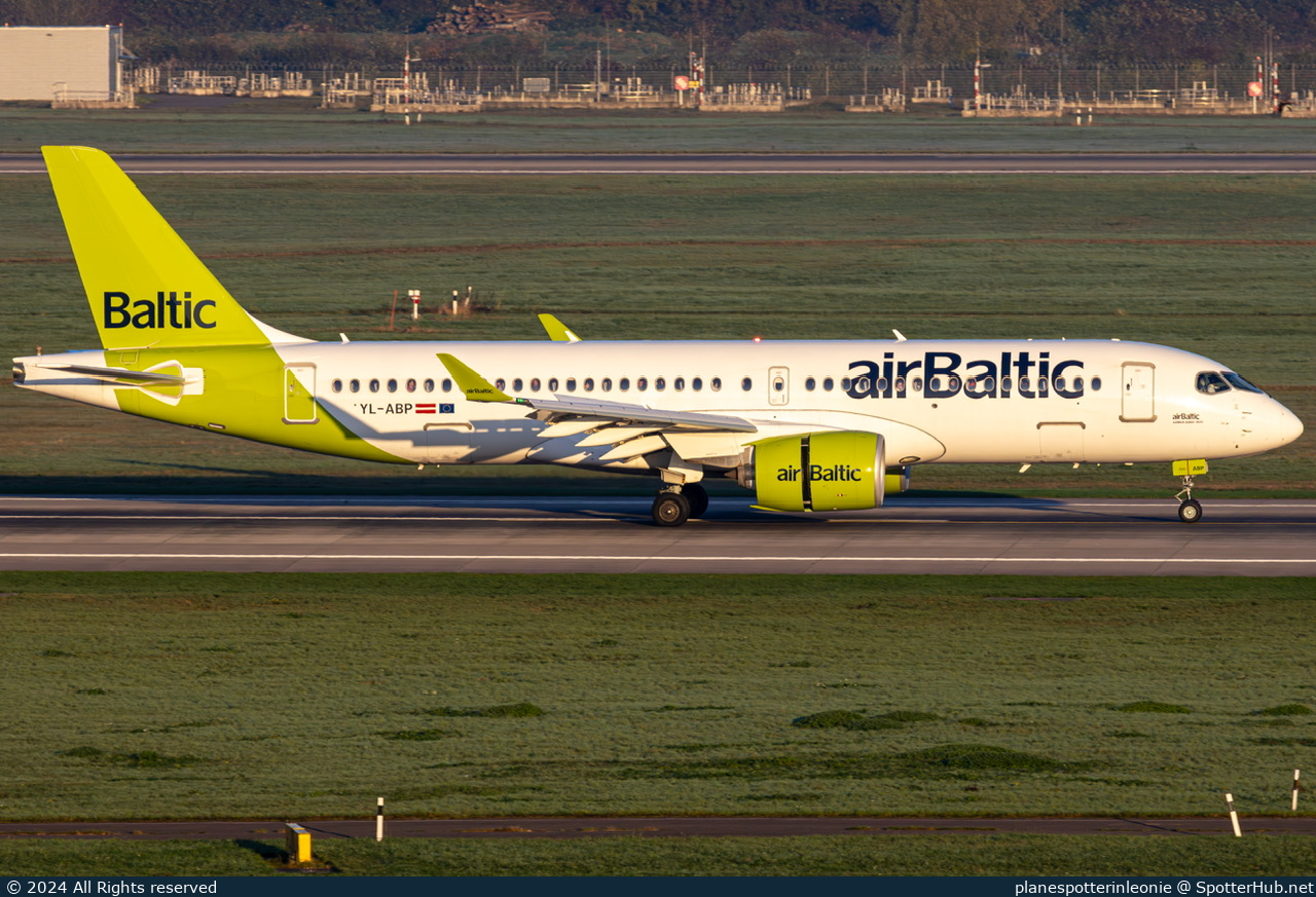 Photo of YL-ABP - Airbus A220-300 operated by airBaltic