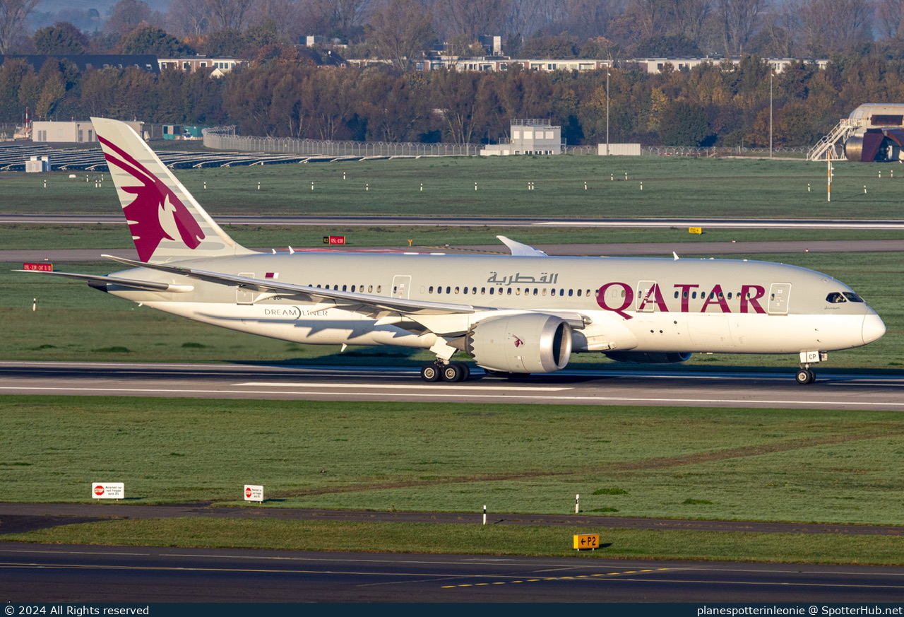 Photo of A7-BCP - Boeing 787-8 Dreamliner operated by Qatar Airways
