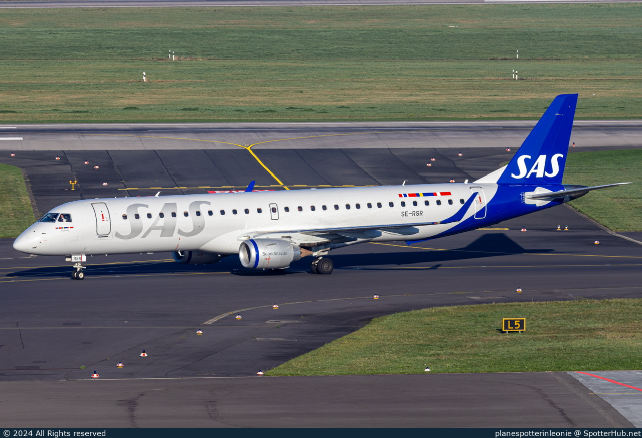 Photo of SE-RSR - Embraer ERJ-195LR operated by SAS Link