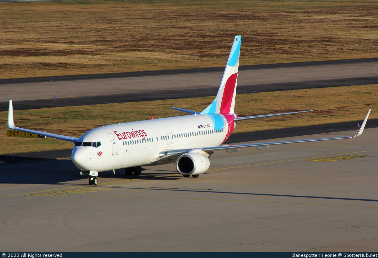Photo of D-ABMQ - Boeing 737-86J operated by Eurowings (opb TUIfly)