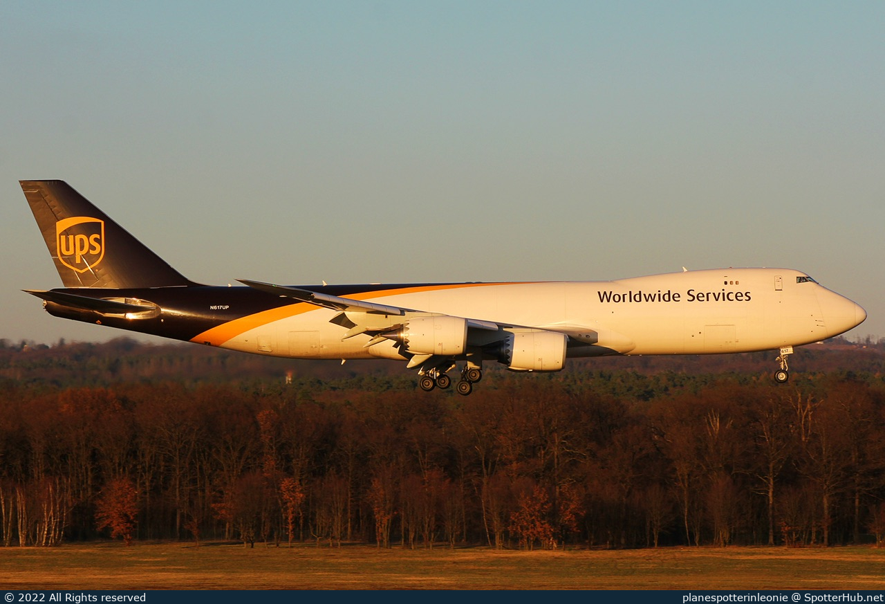Photo of N617UP - Boeing 747-84AF operated by UPS United Parcel Service