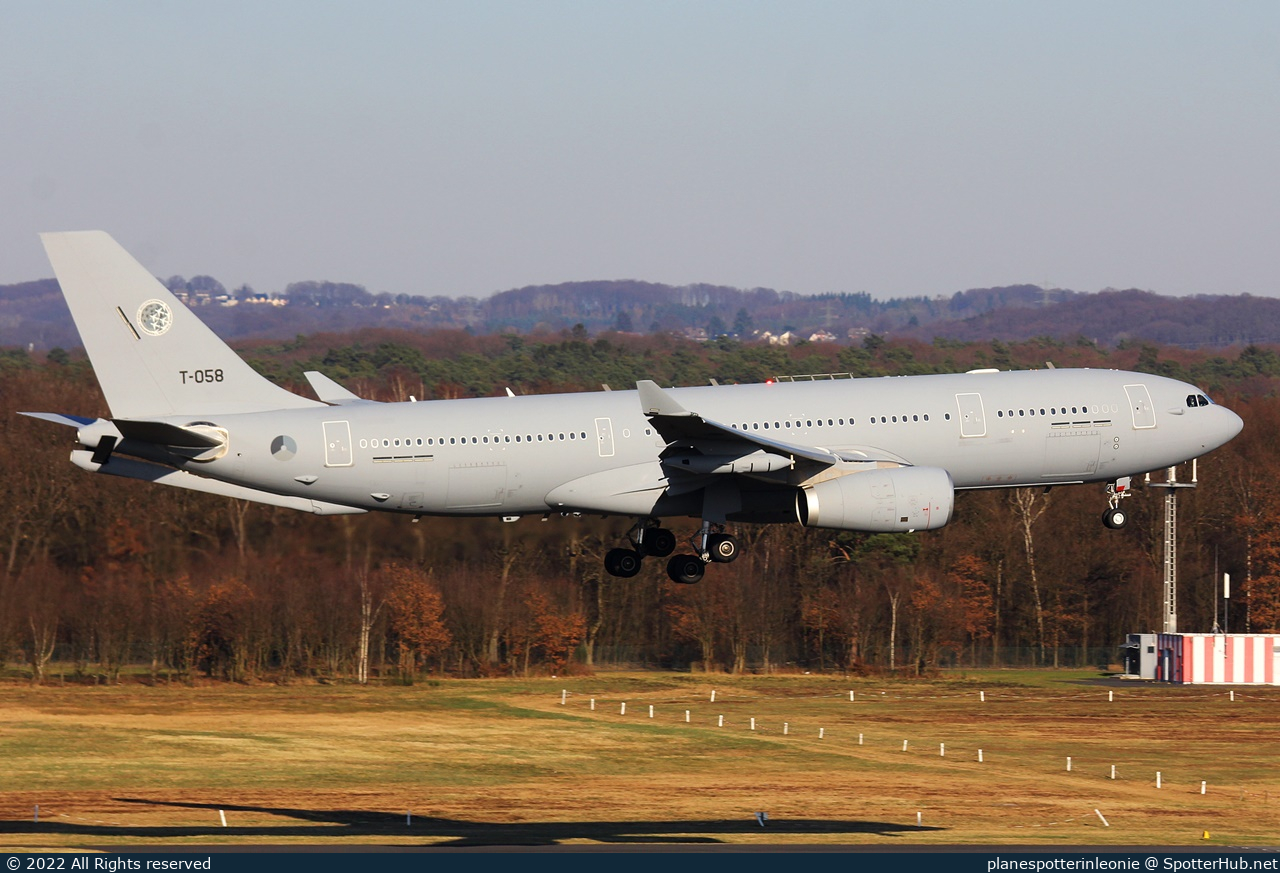 Photo of T-058 - Airbus KC-30M operated by Royal Netherlands Air Force