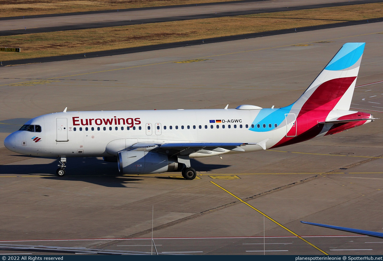 Photo of D-AGWC - Airbus A319-132 operated by Eurowings