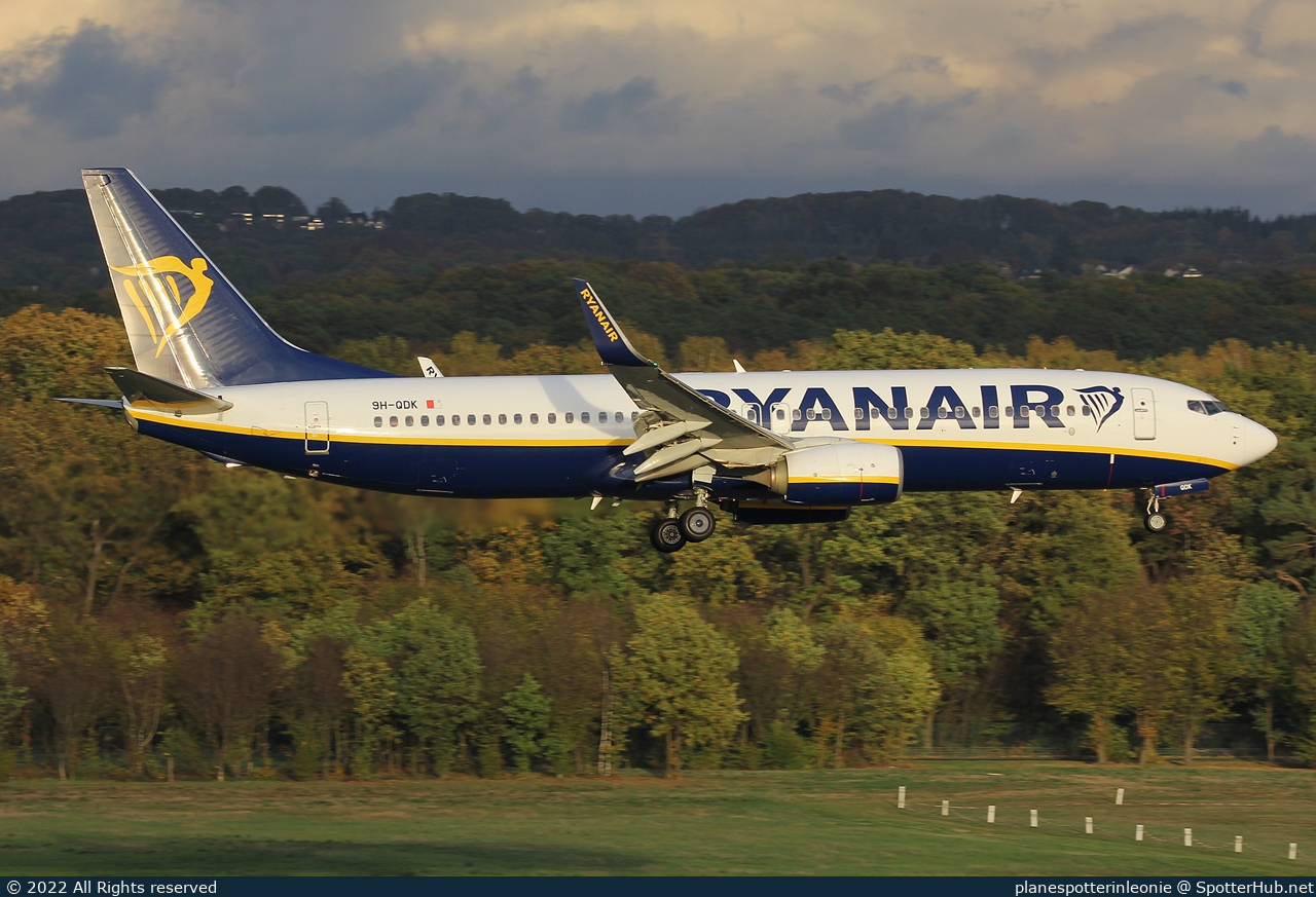 Photo of 9H-QDK - Boeing 737-8AS operated by Ryanair (opb Malta Air)