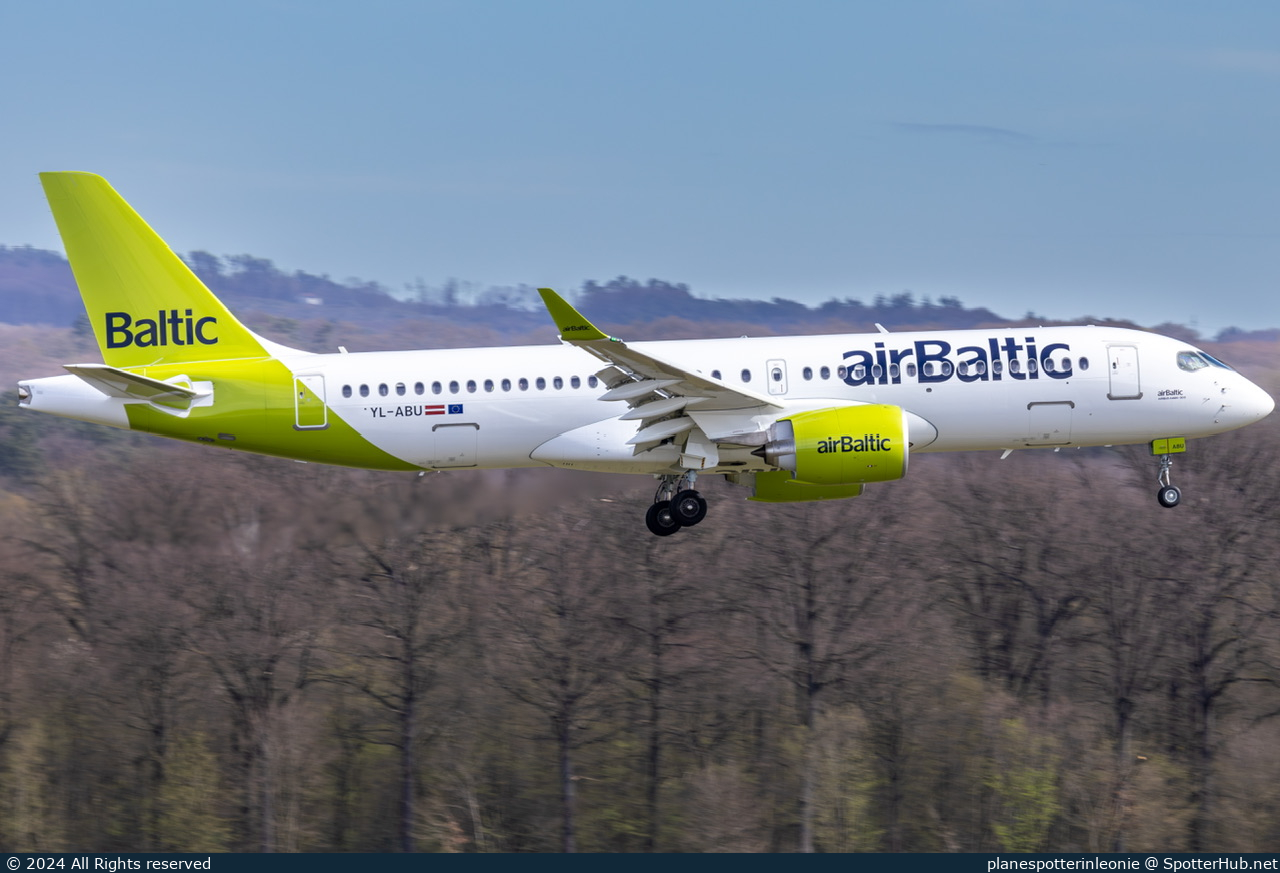 Photo of YL-ABU - Airbus A220-300 operated by airBaltic