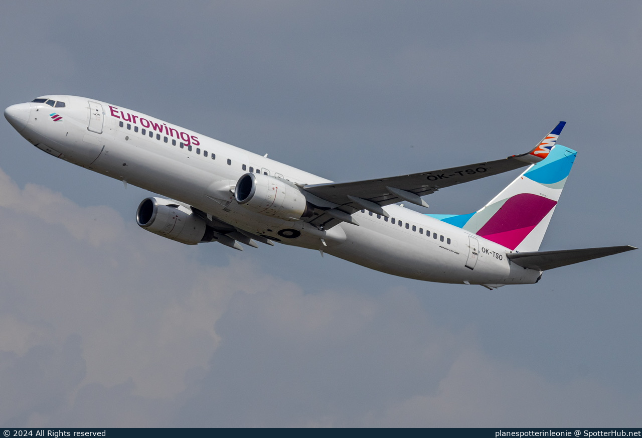 Photo of OK-TSO - Boeing 737-8GQ operated by Eurowings (opb SmartWings)