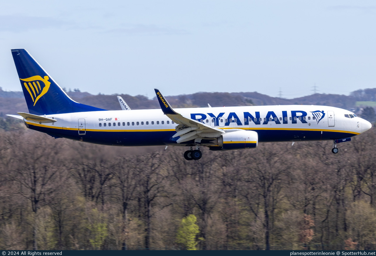 Photo of 9H-QAF - Boeing 737-8AS operated by Ryanair (opb Malta Air)