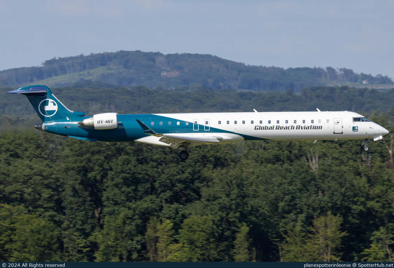 Photo of OY-MIT - Bombardier CRJ-900LR operated by Global Reach Aviation