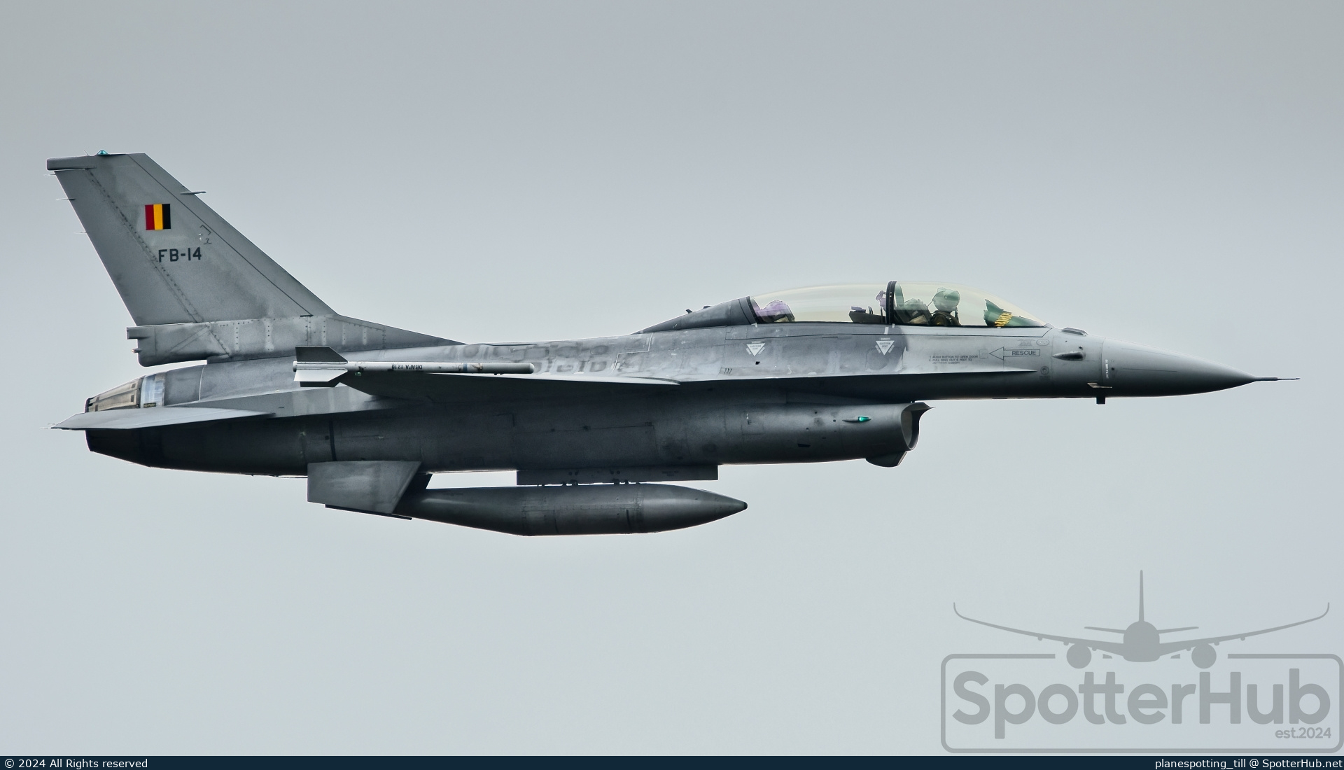 Photo of FB-14 - General Dynamics F-16BM Fighting Falcon operated by Belgian Air Force