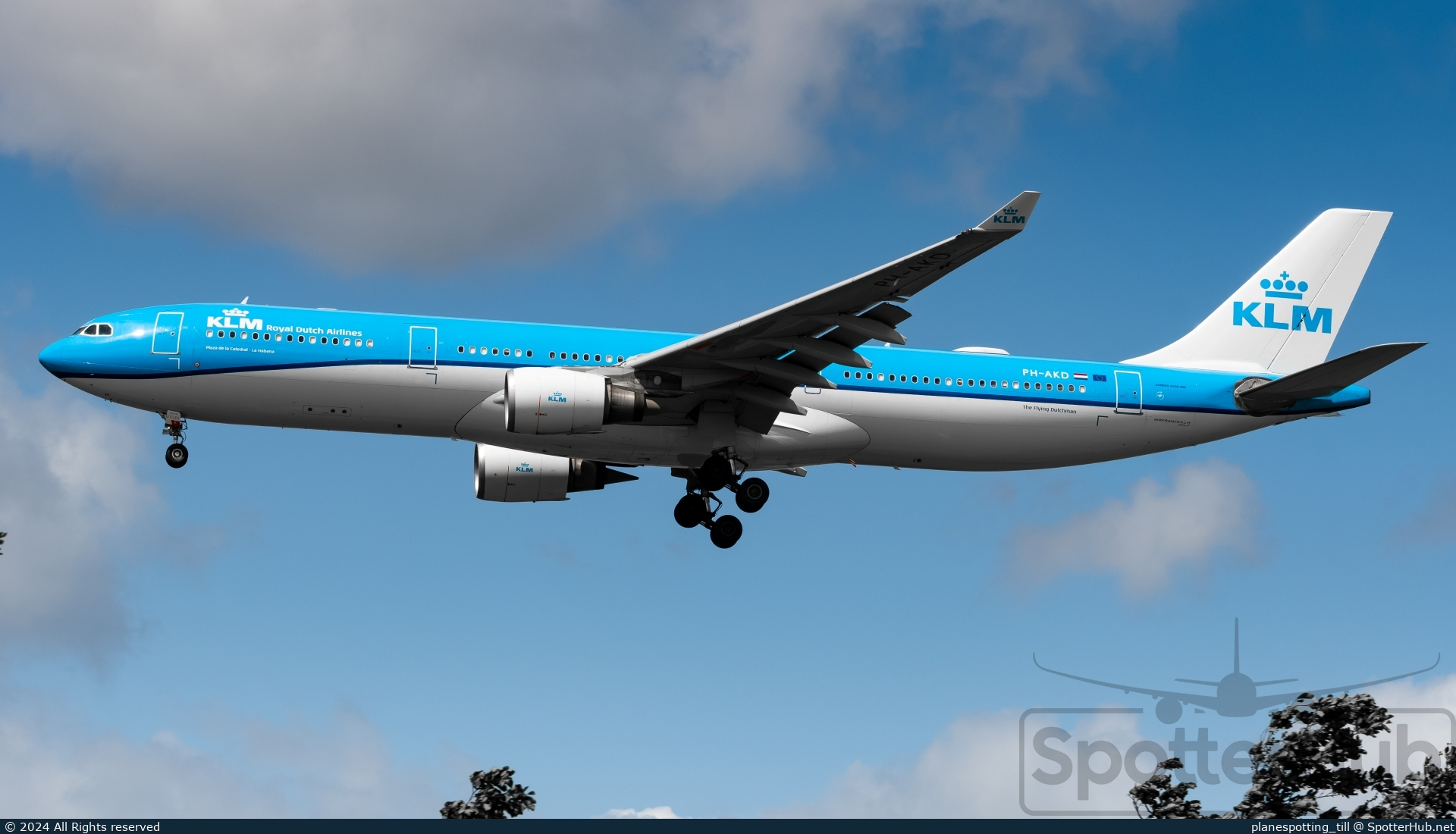 Photo of PH-AKD - Airbus A330-303 operated by KLM Royal Dutch Airlines