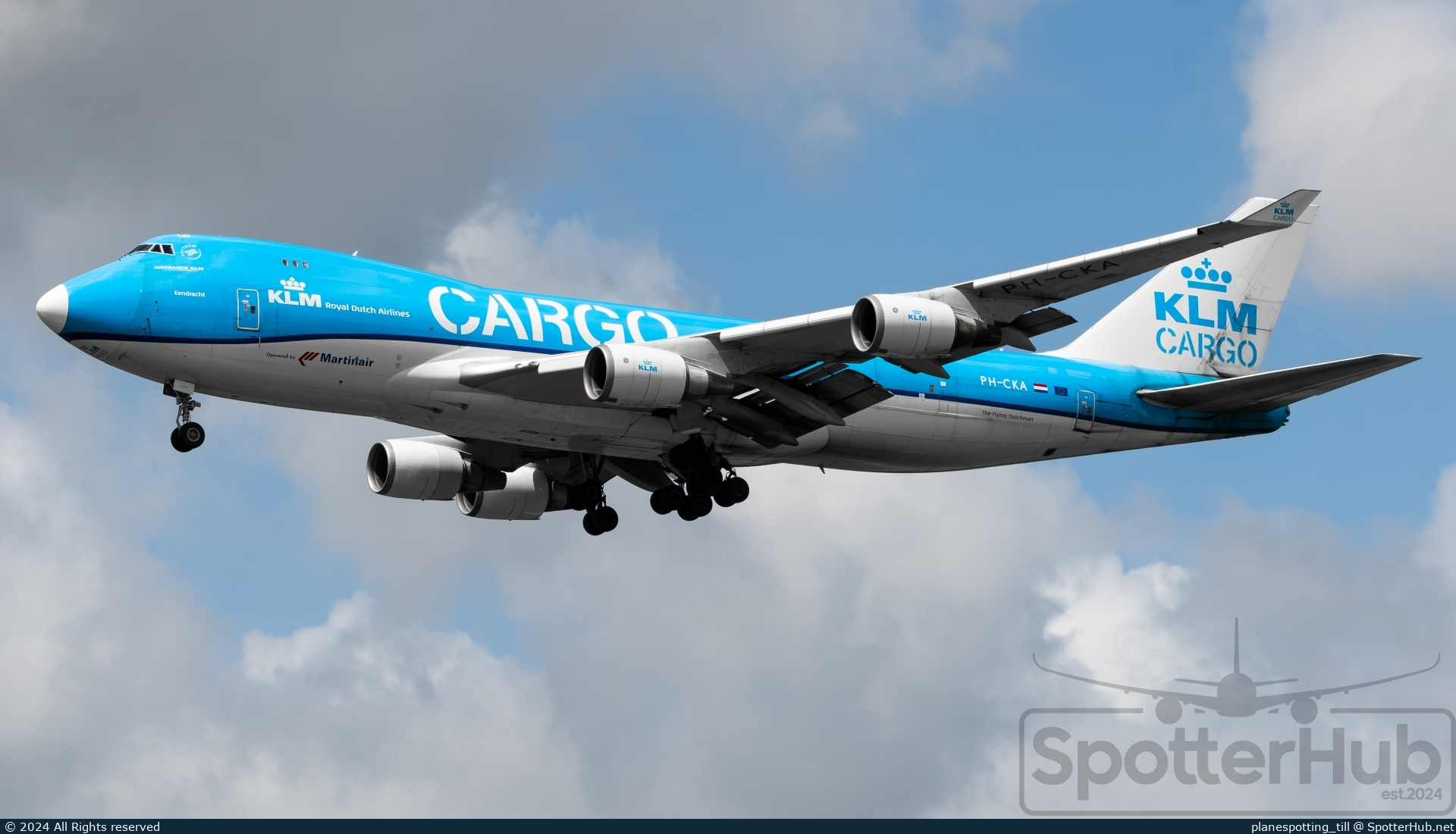 Photo of PH-CKA - Boeing 747-406F(ER) operated by KLM Cargo (opb Martinair)