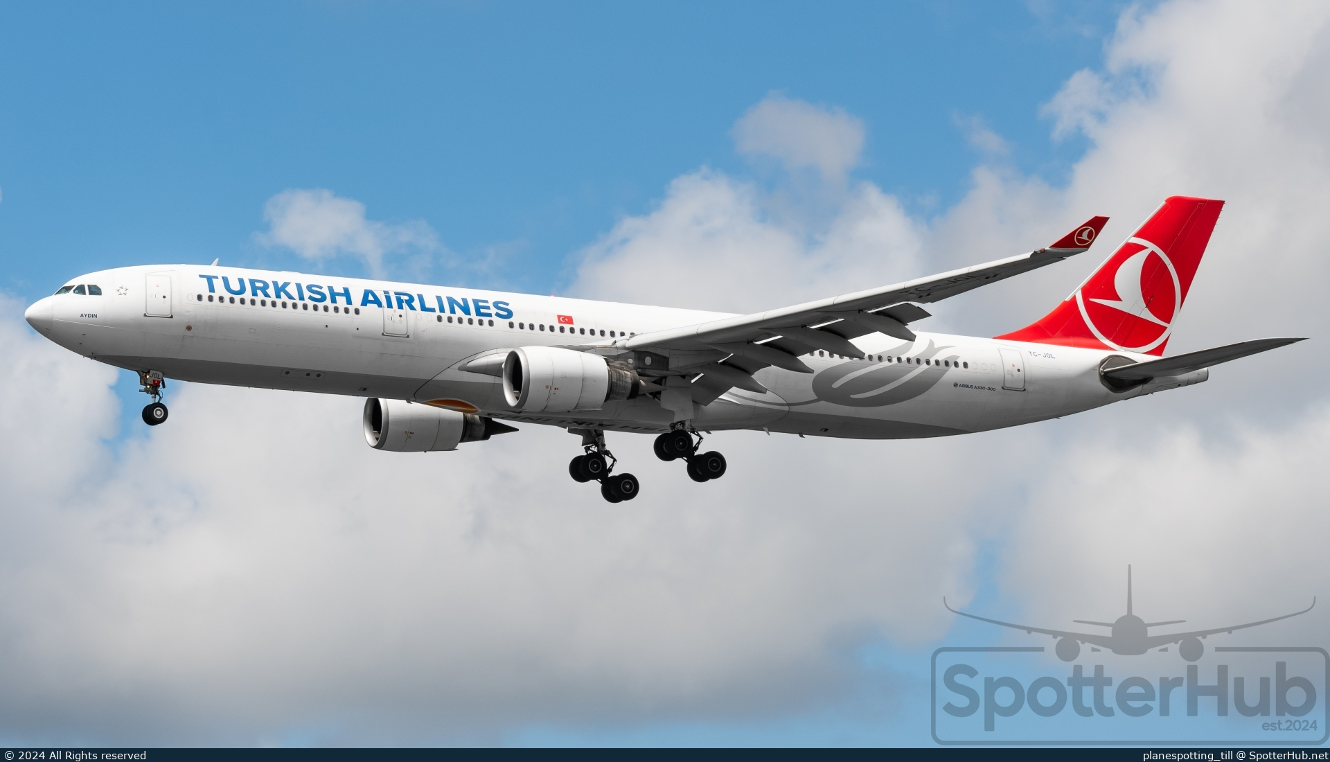Photo of TC-JOL - Airbus A330-303 operated by Turkish Airlines