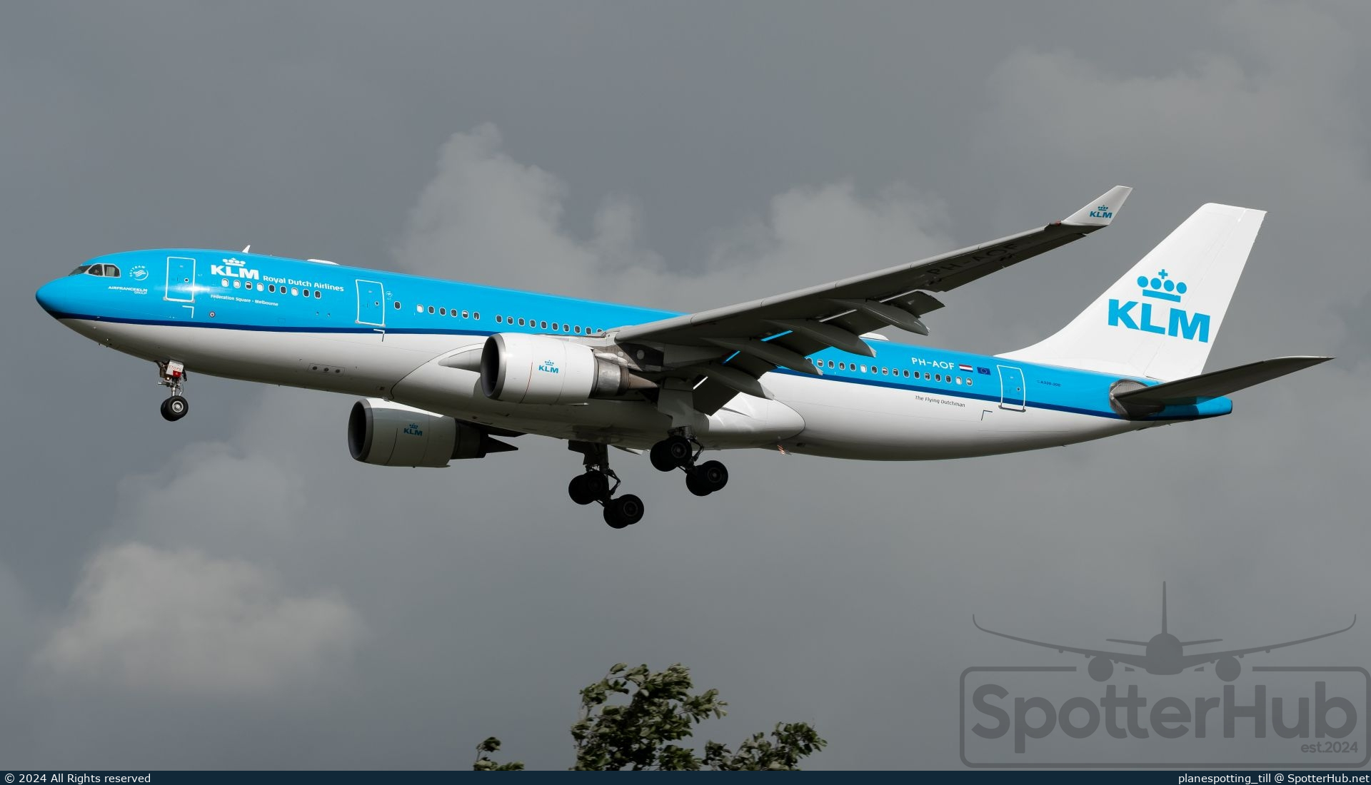 Photo of PH-AOF - Airbus A330-203 operated by KLM Royal Dutch Airlines